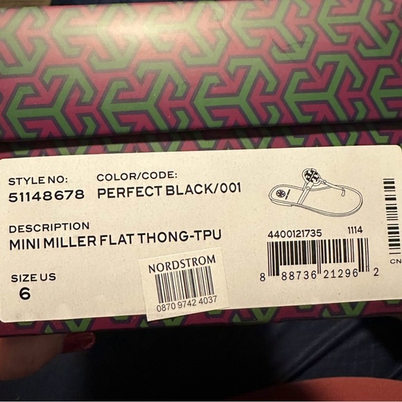 Tory Burch Black Sandals - Picture 2 of 3